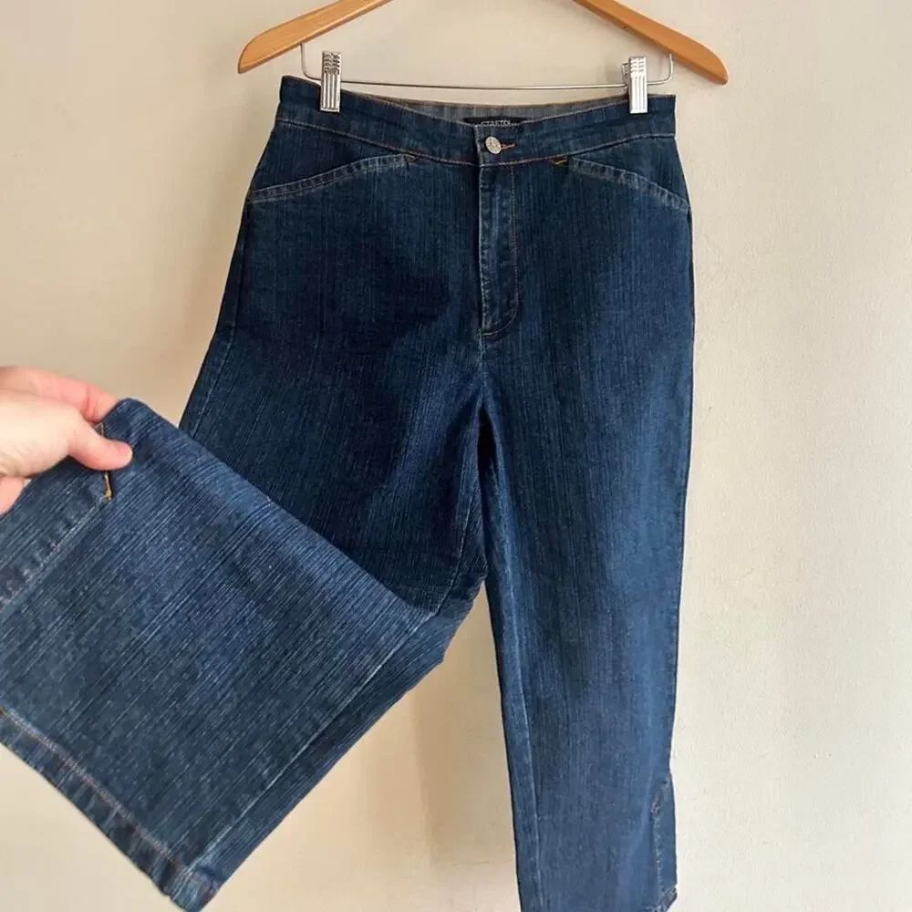 Vintage bill blass denim capri